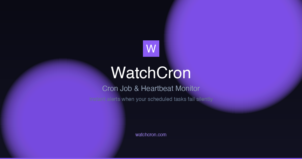 WatchCron screenshot 1