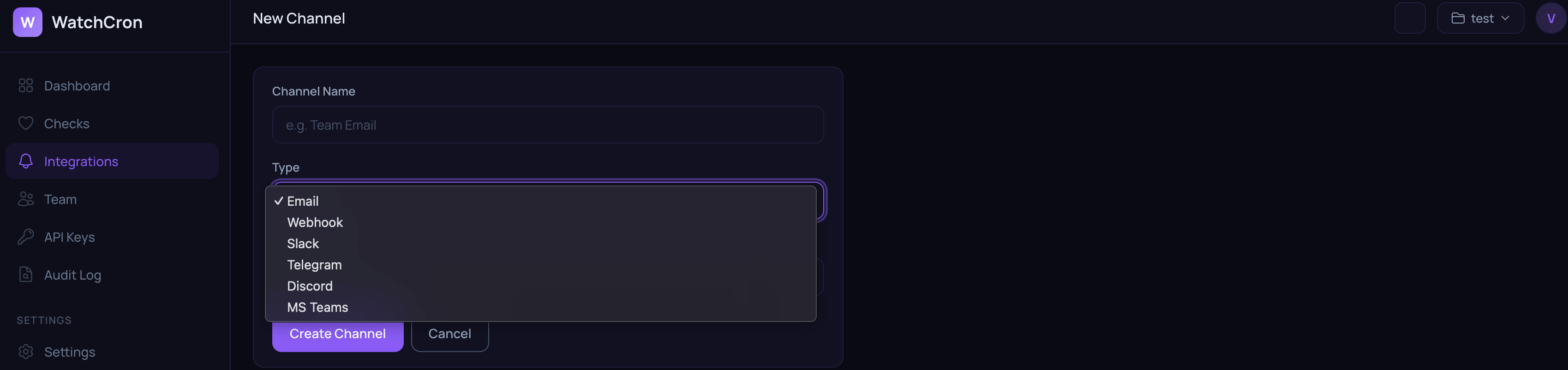 alerts watchcron