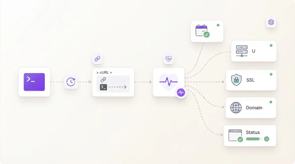 How to monitor cron jobs with curl and a heartbeat API