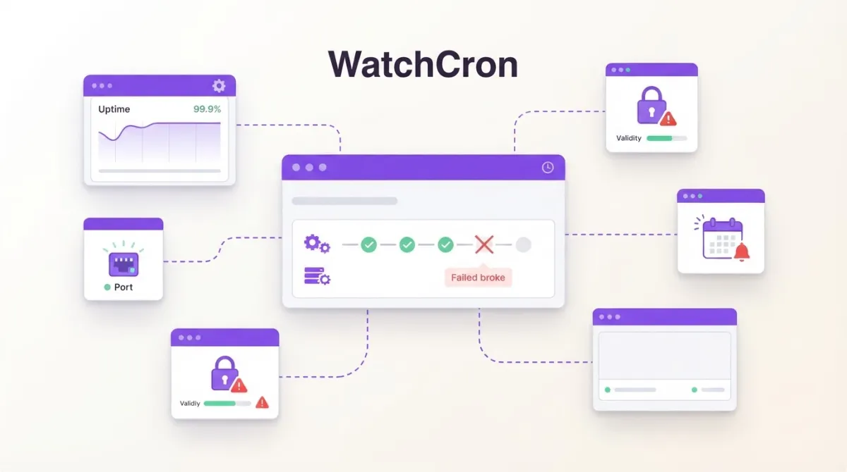 Introducing WatchCron: cron job monitoring that tells you what actually broke