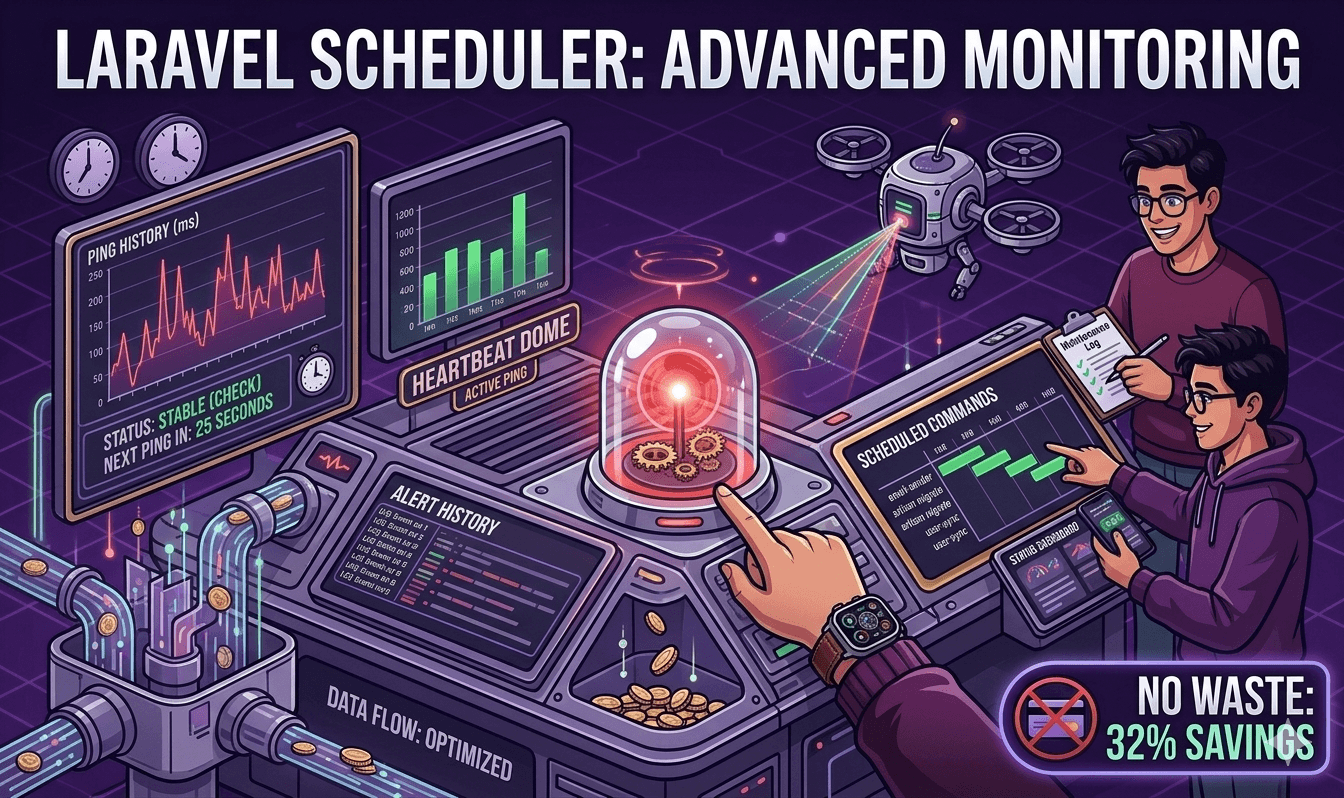 How to monitor Laravel scheduled commands with heartbeat pings
