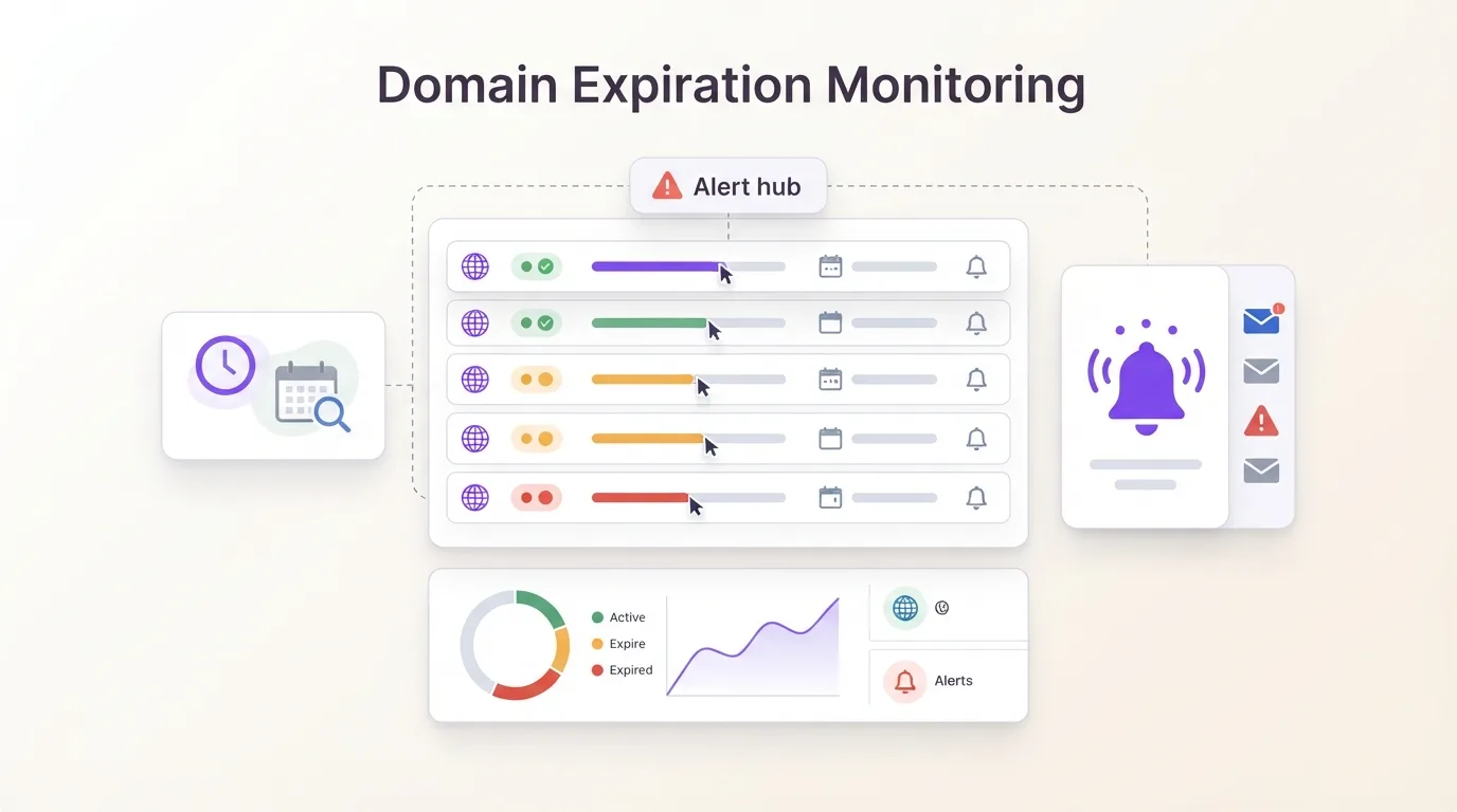 WatchCron Domain Expiration Monitoring — feature illustration